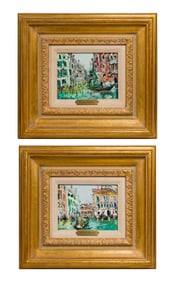 Yolande Ardissone (French, b.1927) Oils on Canvas