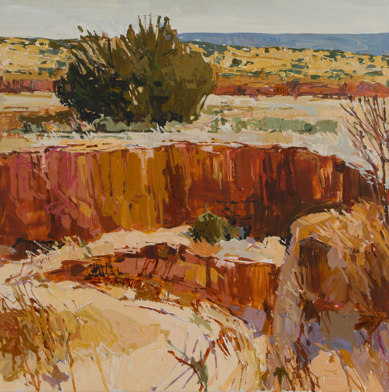 Douglas E. Atwill (American, b.1933) 'Galisted South View II' Oil on Canvas (1 of 4)