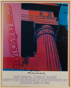 Andy Warhol (American, 1928-1987) Signed 'Cobbler Square' Offset Lithograph