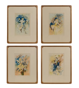 Jules Cheret (French, 1836-1932) 'Les Maitres de L'Affiche' Lithograph Assortment