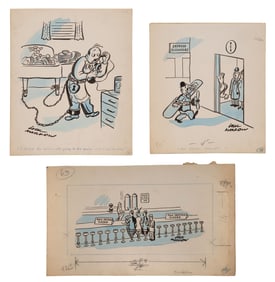 Jack Markow (American, 1905-1983) Illustration Assortment