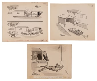 Jack Markow (American, 1905-1983) Illustration Assortment