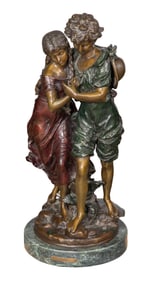 After Auguste Moreau (French, 1834-1917) Bronze Sculpture