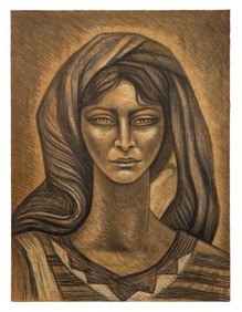 Raul Anguiano (Mexican, 1915-2006) 'Nostalgia' Lithograph