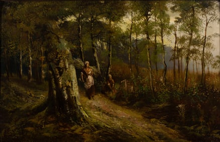 Attributed to Thomas Lassells (English, 1845-1914) Oil on Canvas