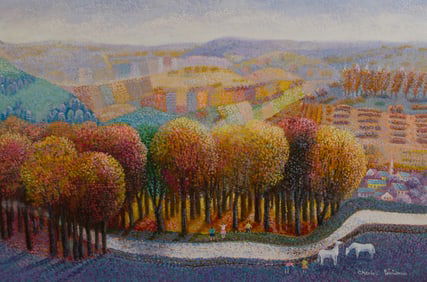 Charles Weidman (American, 1901-1975) Oil on Canvas