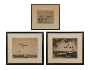 Roland Clark (American, 1874-1957) Etching Assortment