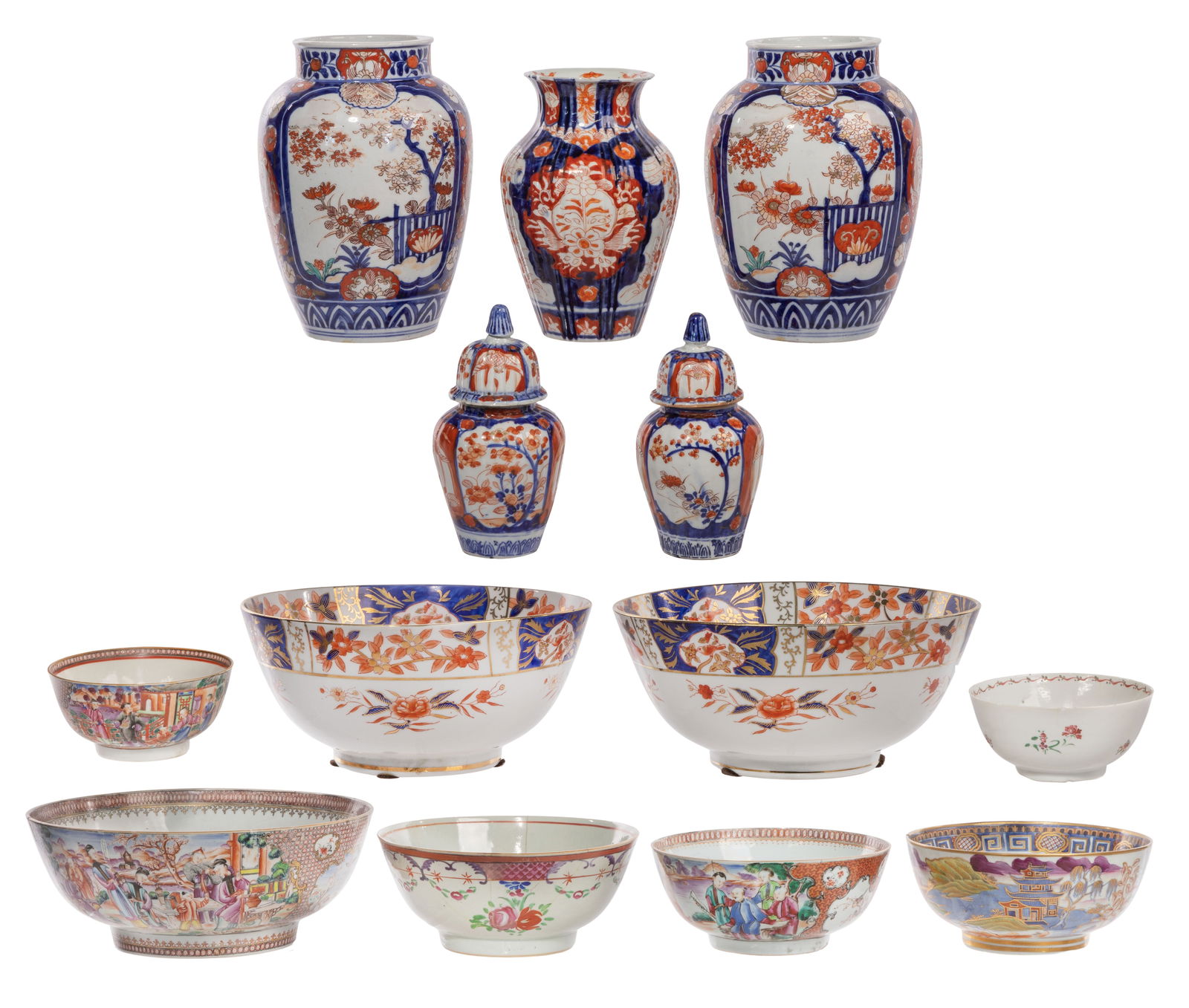 Japanese Imari Porcelain Assortment (1 of 11)