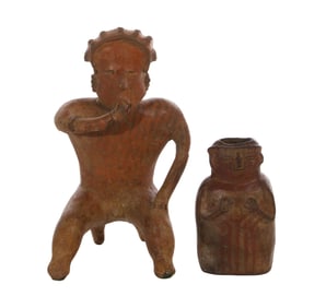 Nayarit Pre-Columbian Style Pottery Sculptures