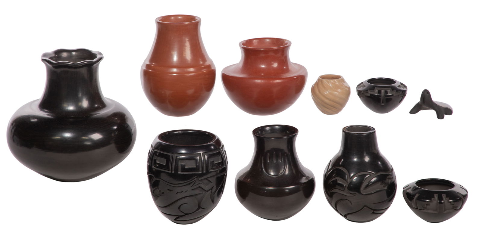 Southwestern Pottery Vase Assortment (1 of 2)