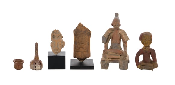 Pre-Columbian Style Mayan Pottery Assortment