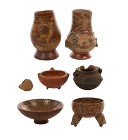 Central American Pre-Columbian Style Pottery Assortment