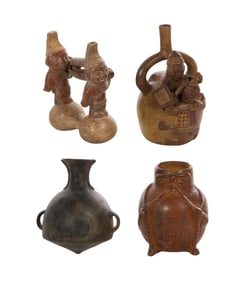 South American Pre-Columbian Style Pottery Assortment