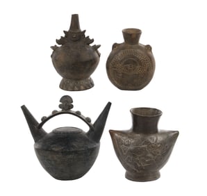 South American Pre-Columbian Style Pottery Assortment