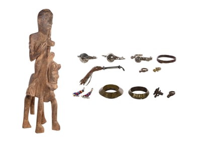 Ethnographic Jewelry and Ornament Assortment