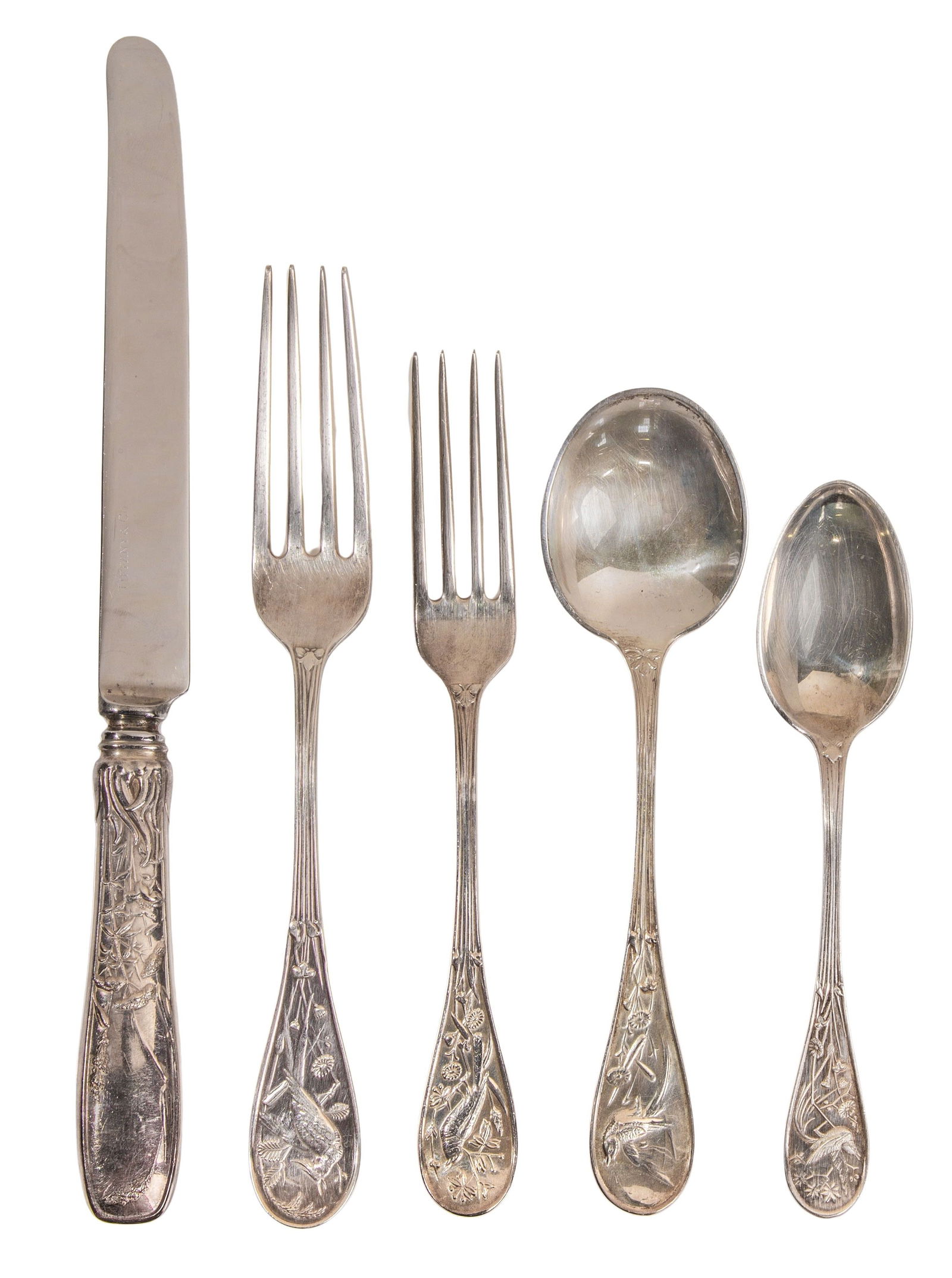 Tiffany & Co Audubon Sterling Silver Flatware Service (1 of 4)