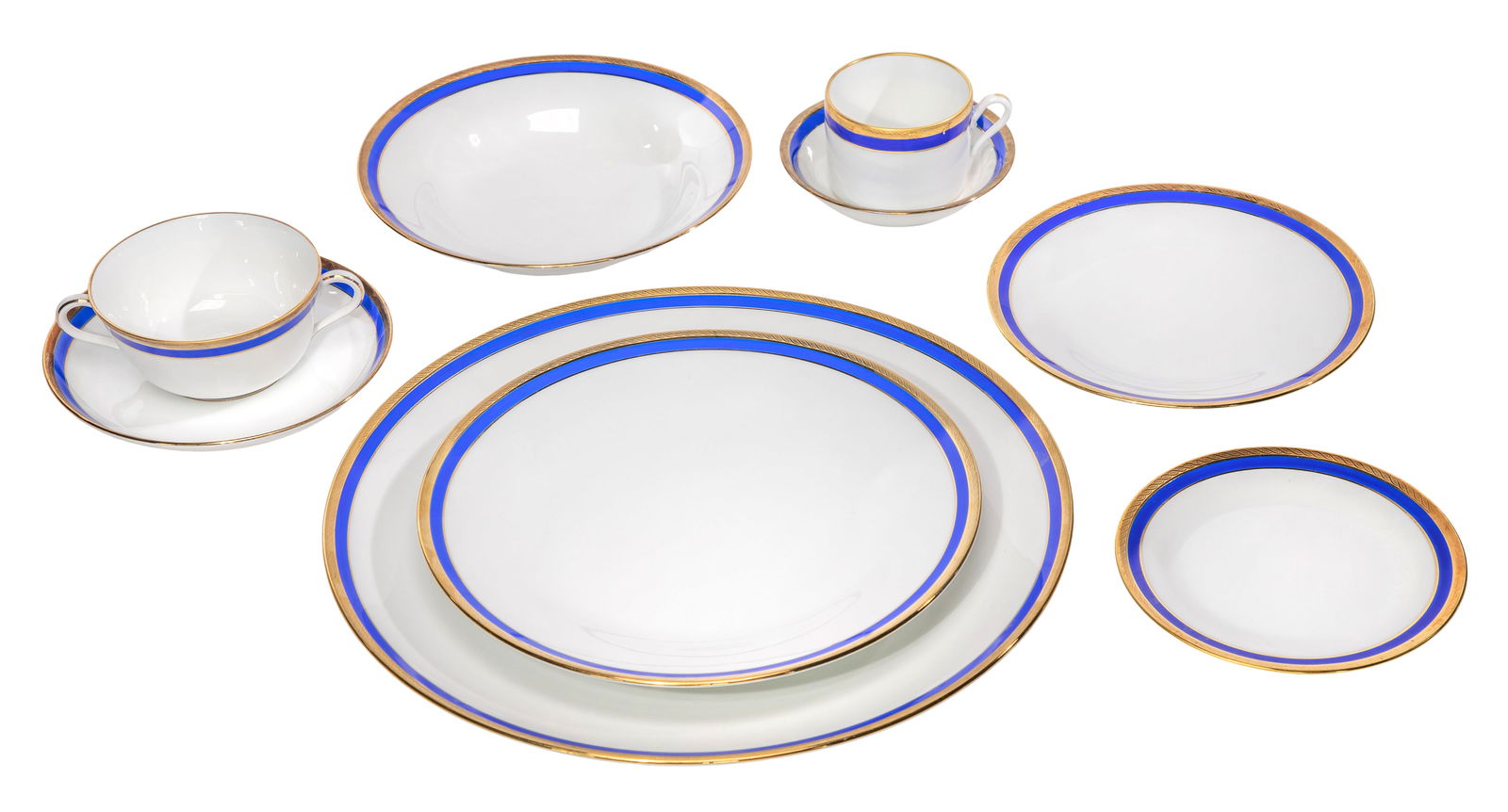 Richard Ginori Palermo Blue Porcelain China Service (1 of 3)