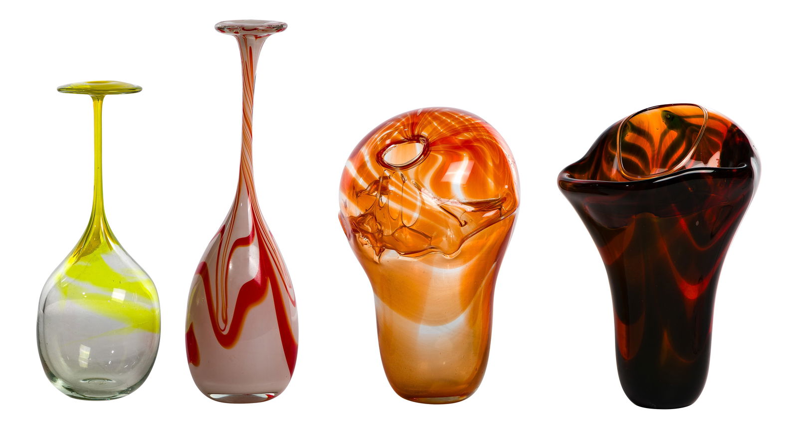 Kent Forrest Ipsen (American, 1933-2012) Art Glass Assortment (1 of 6)