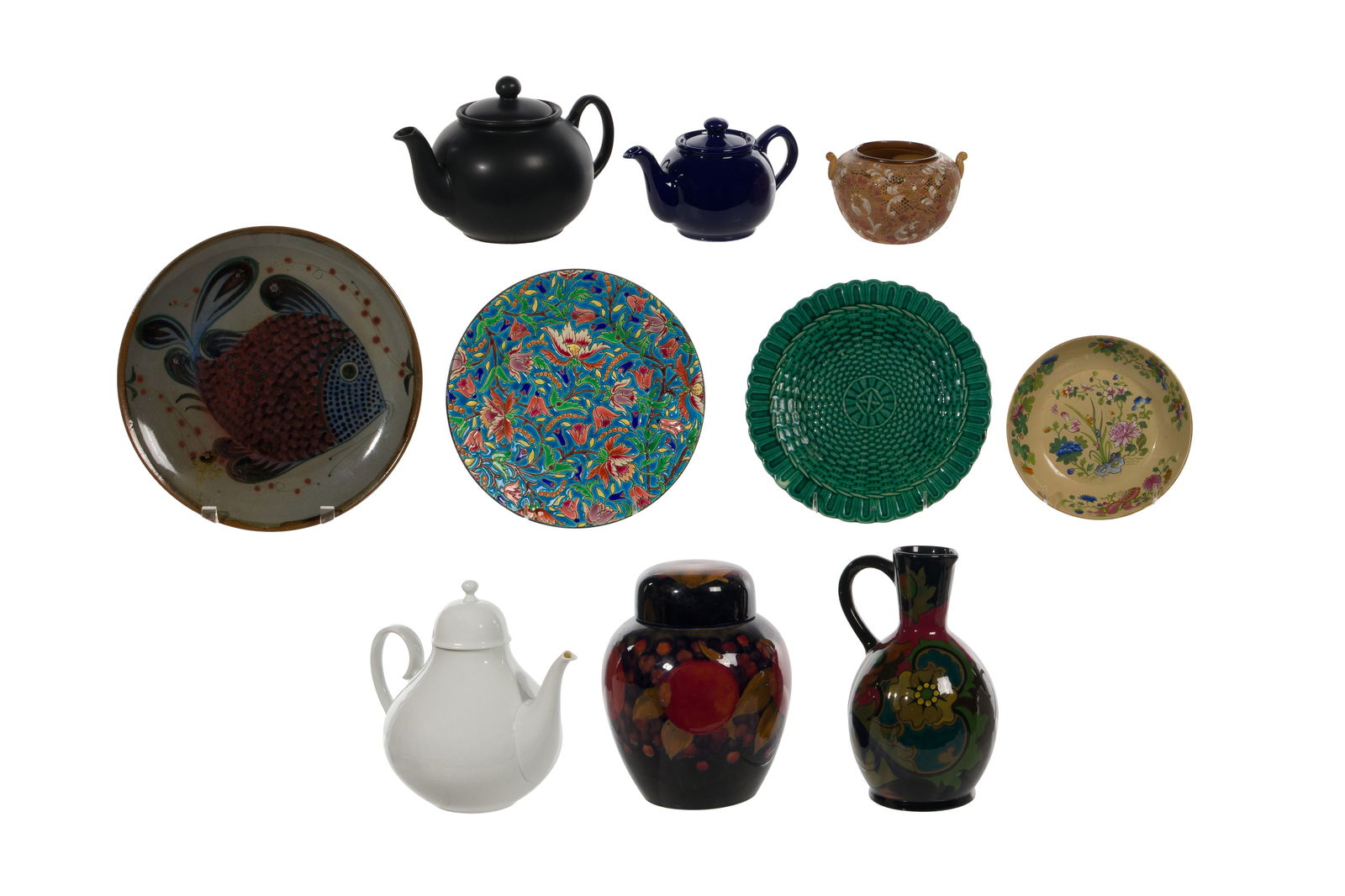 Moorcroft Lidded Jar (1 of 3)