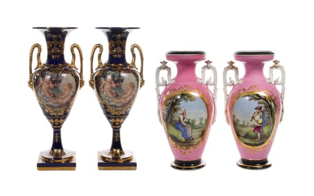 Porcelain Urn Assortment
