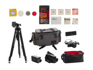 Camera and Accessory Assortment