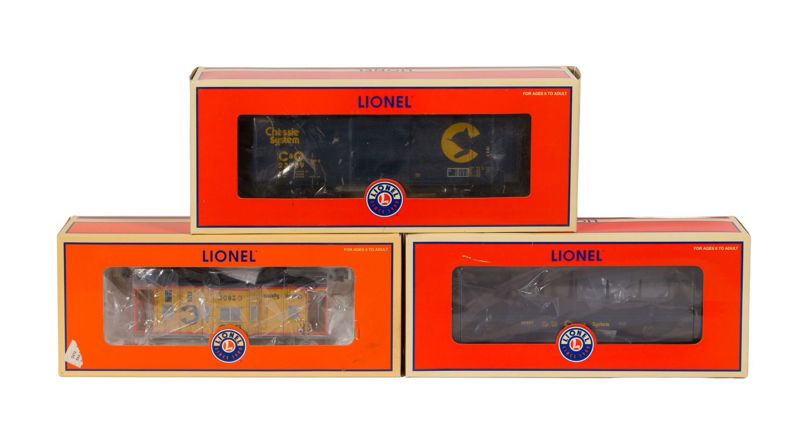 Lionel Model Train O Scale Chessie Assortment (1 of 2)