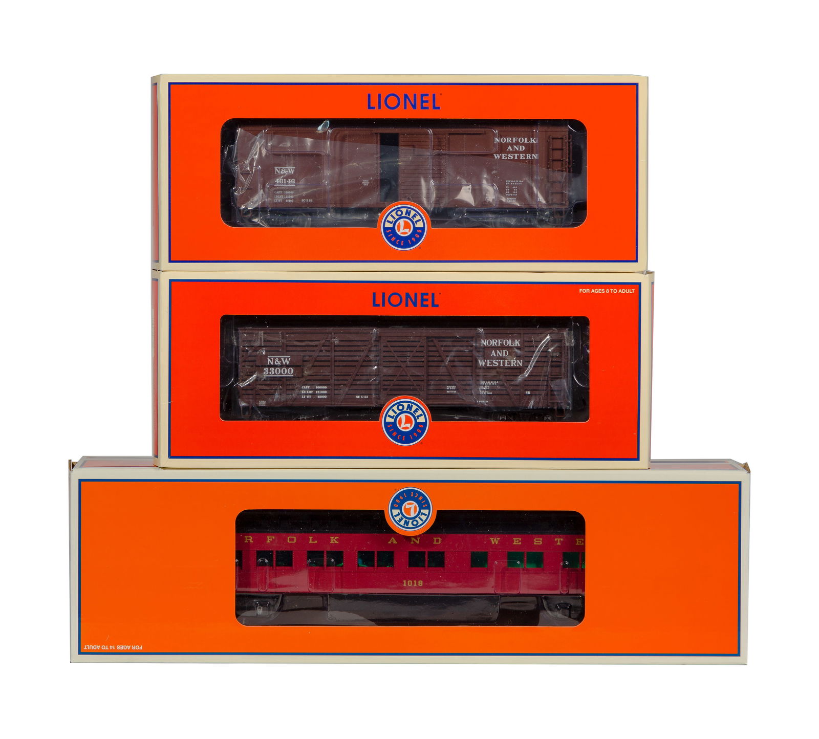 Lionel Model Train O Scale Norfolk and Western Assortment (1 of 2)