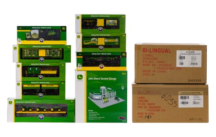 Lionel Model Train O Scale John Deere Assortment