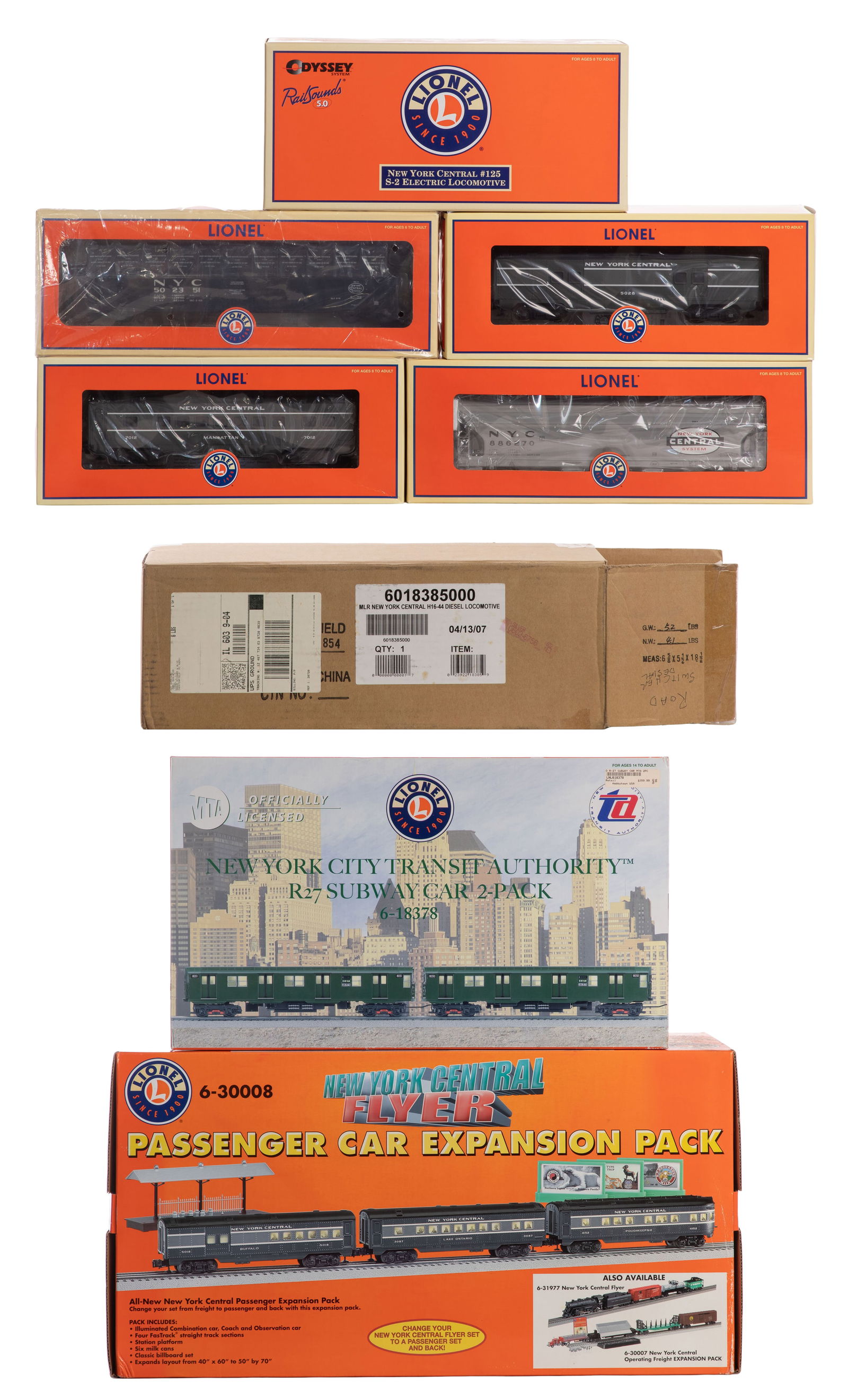 Lionel Model Train O Scale New York Assortment (1 of 4)