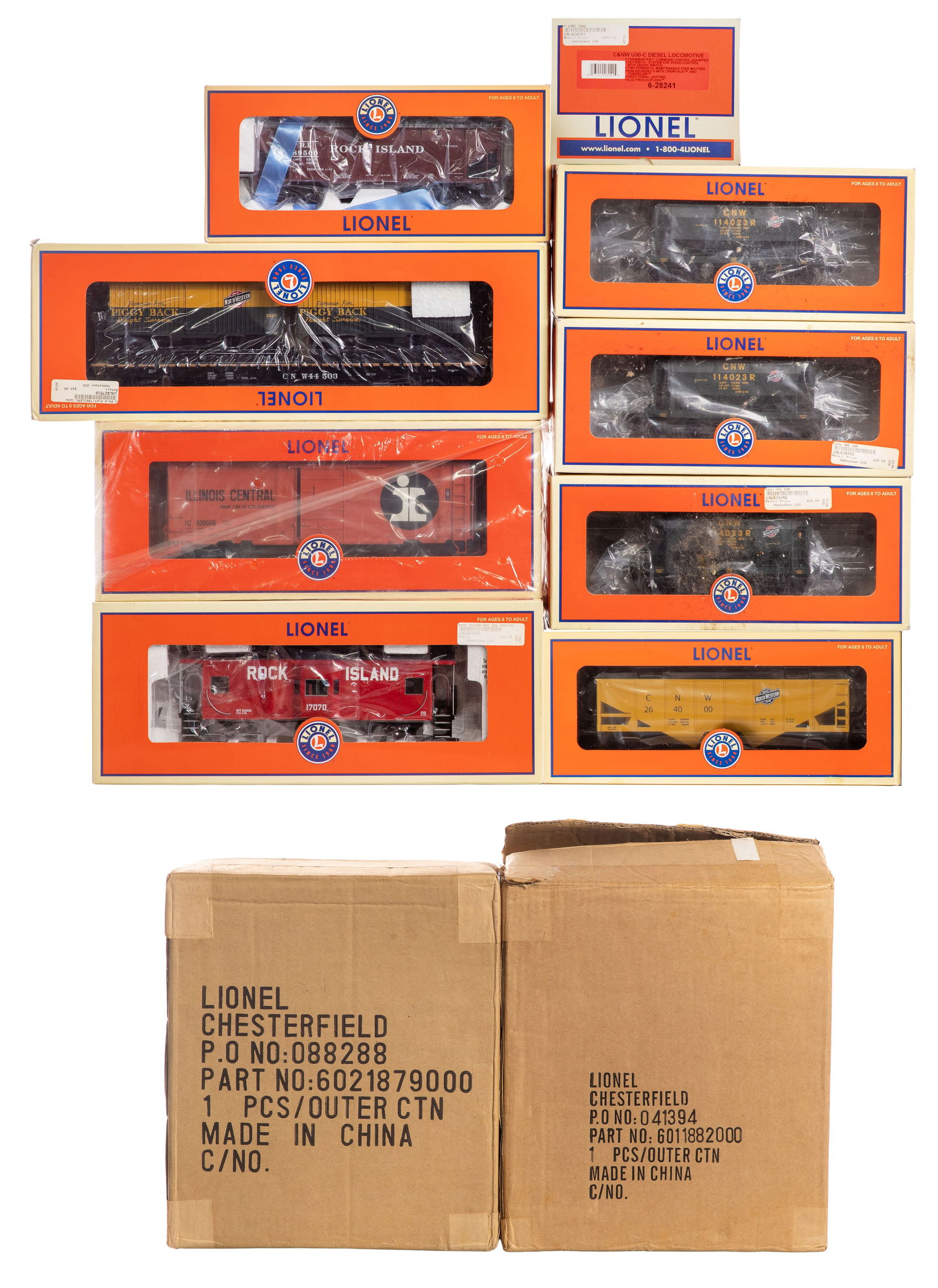 Lionel Model Train O Scale Illinois Assortment (1 of 3)