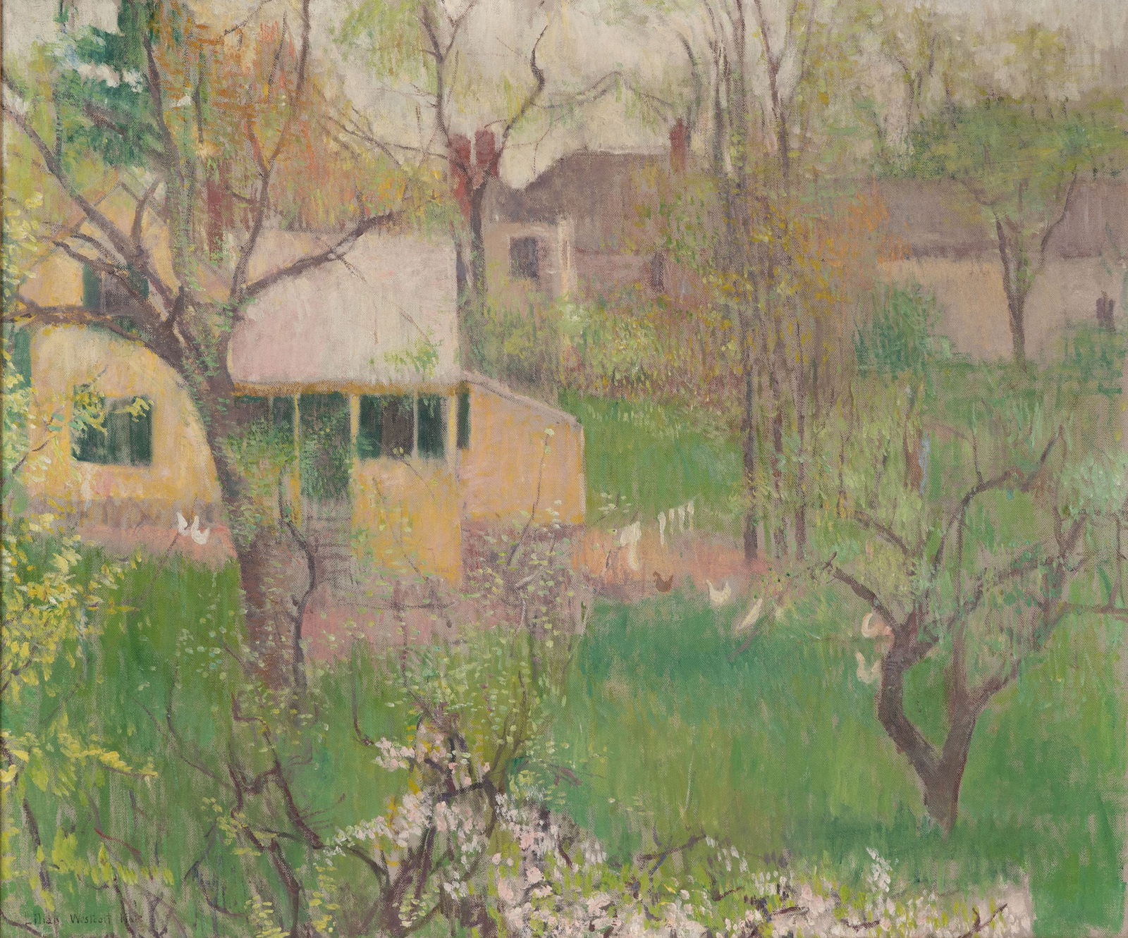 Lilian Westcott Hale (American, 1881-1963) Oil on Canvas (1 of 8)