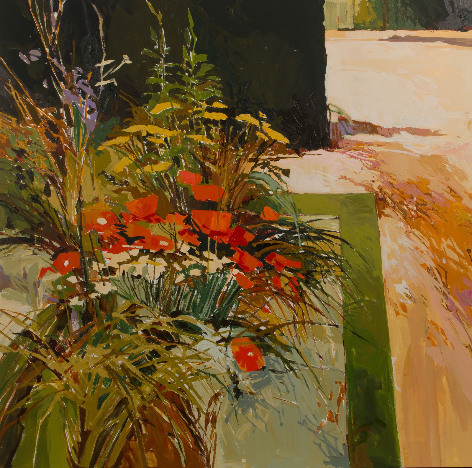 Douglas E. Atwill (American, b.1933) 'Colonel's Garden VI' Oil on Canvas (1 of 5)