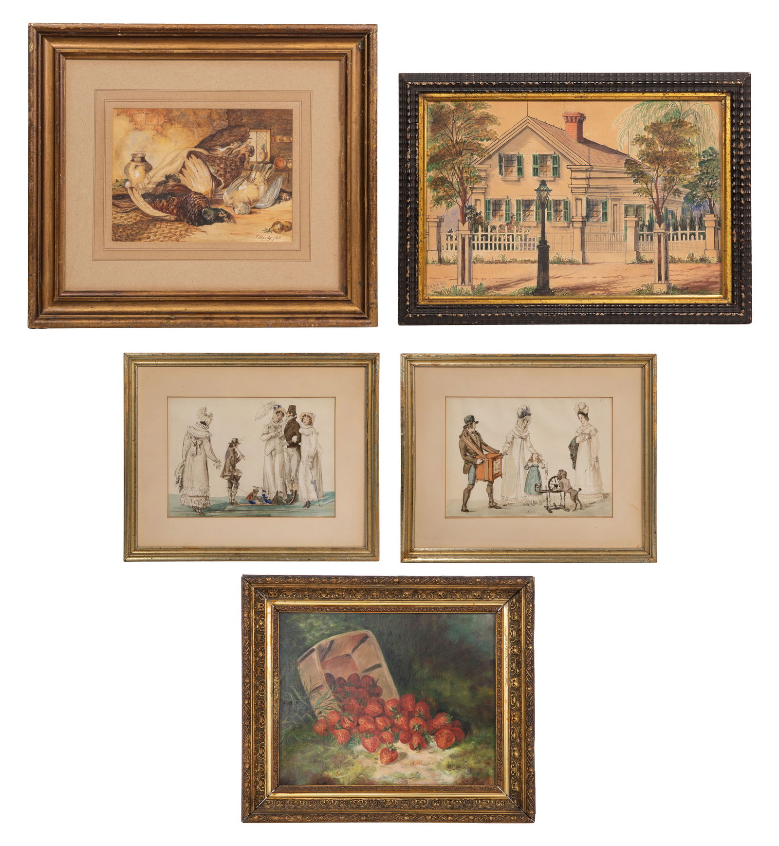 James Hardy Jr. (British, 1832-1889) 'Still Life with Pheasant' Watercolor (1 of 11)