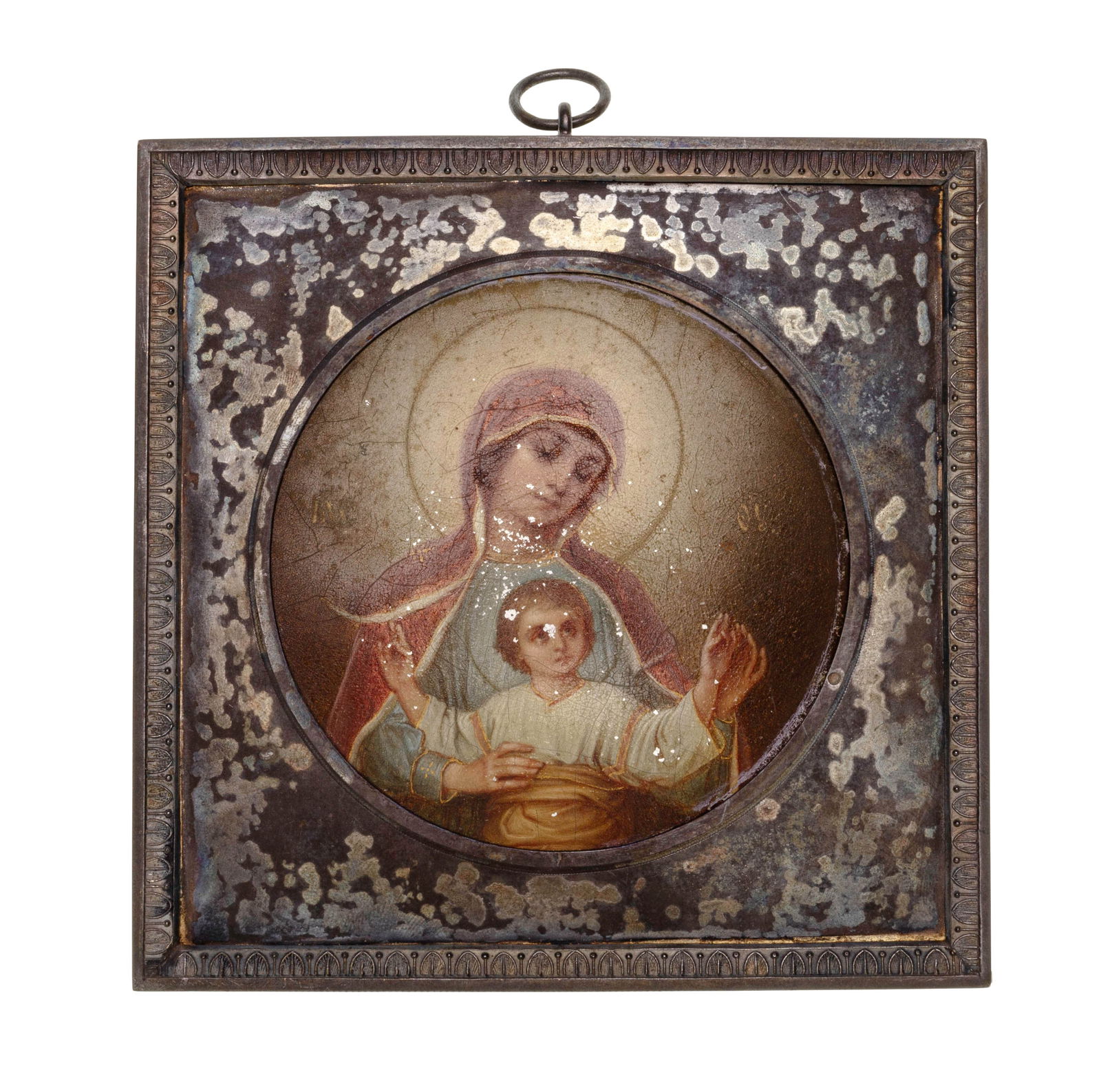 Vladimirov Russian Silver Religious Icon (1 of 4)