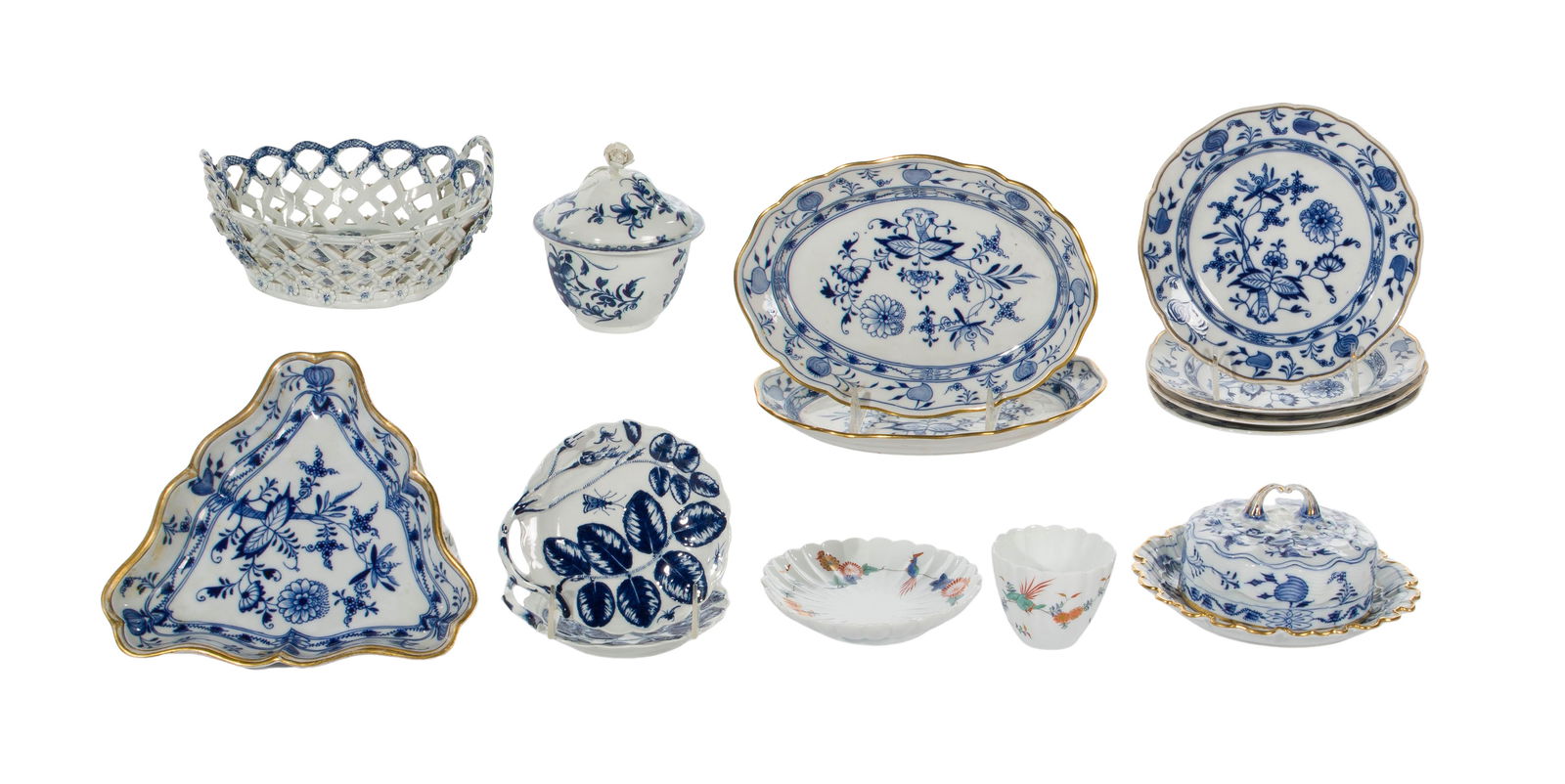 Meissen Porcelain and Worcester Assortment (1 of 6)