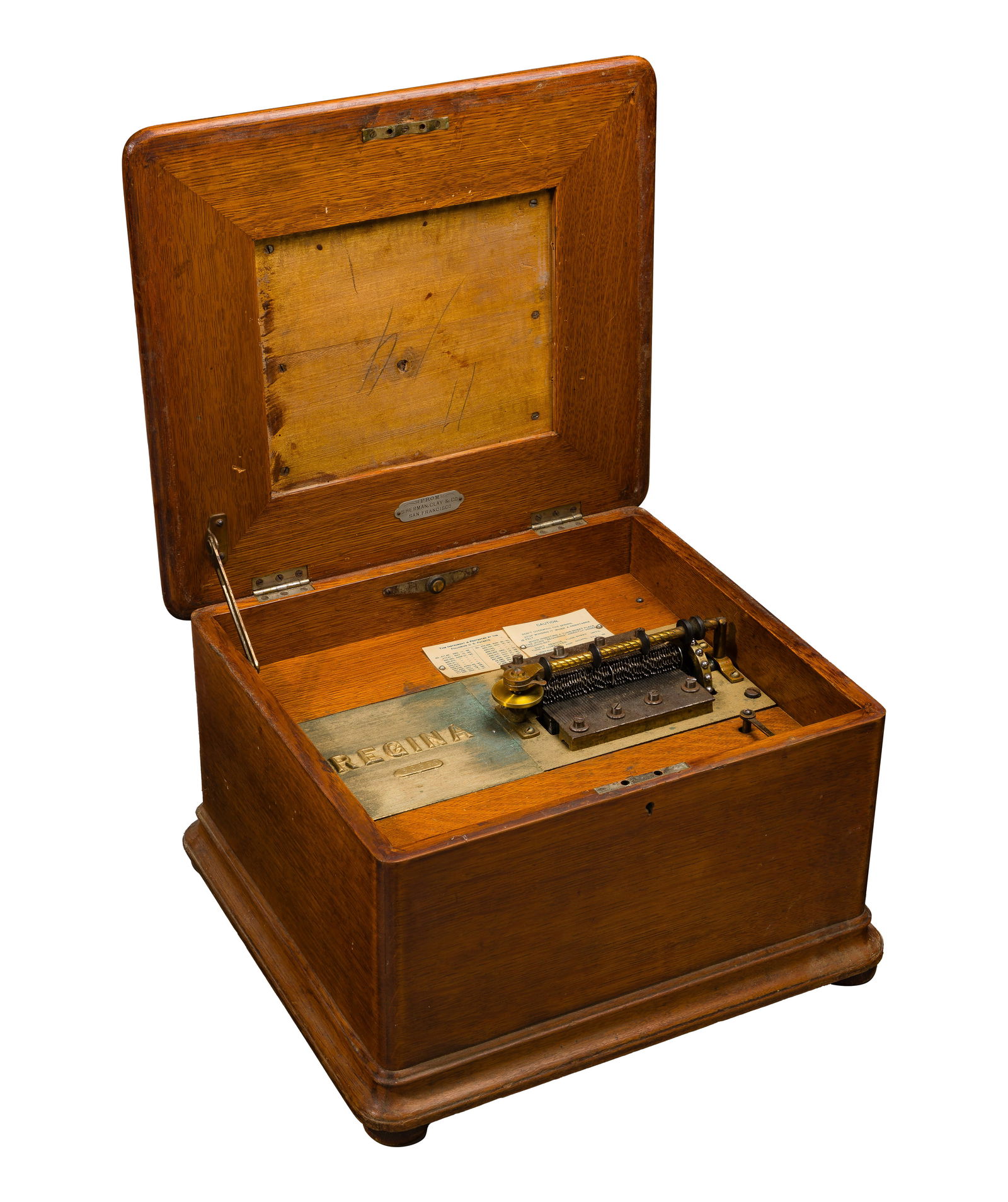 Regina Music Box Company Disc Music Box (1 of 4)