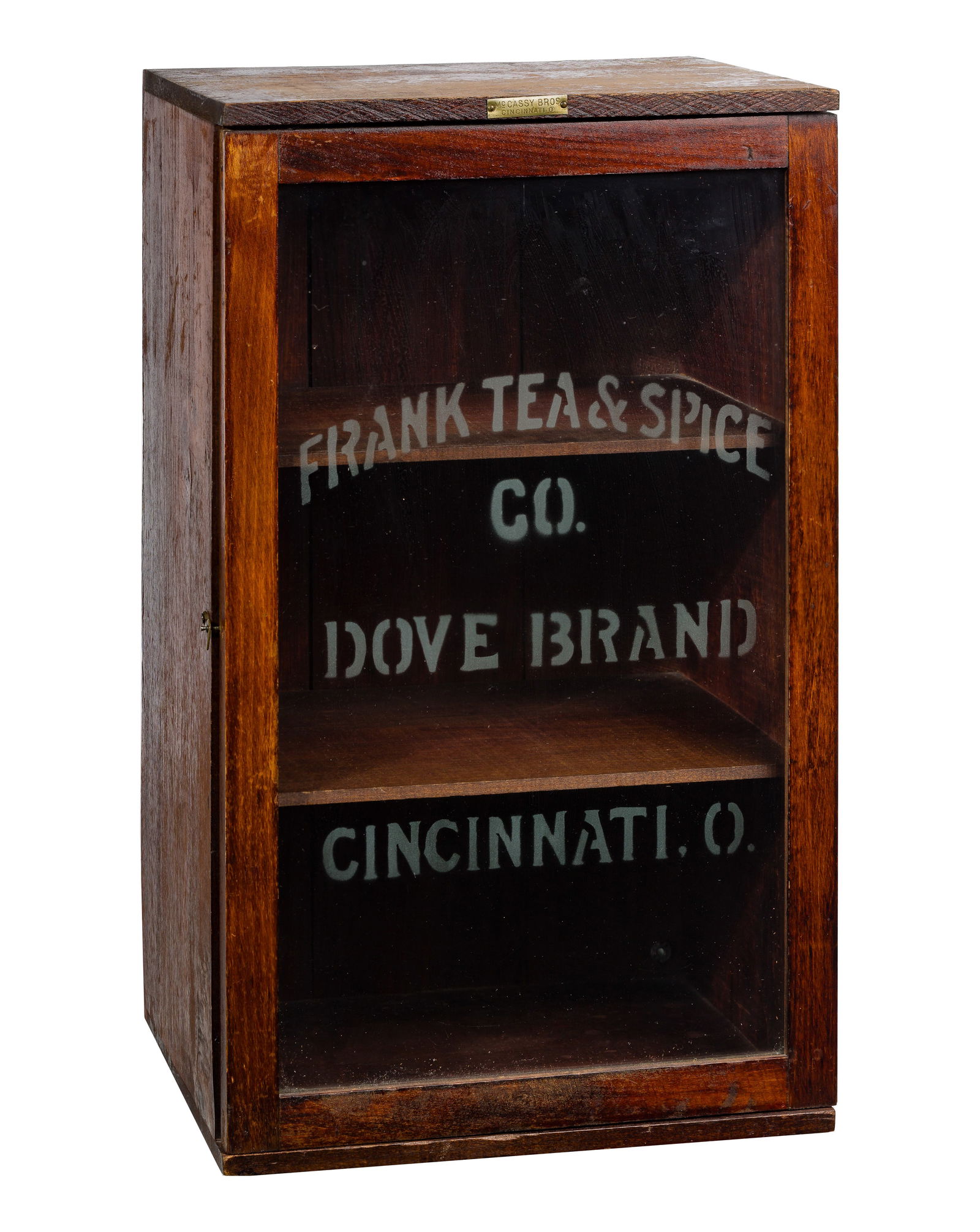 The Frank Tea & Spice Co. Advertising Spice Cabinet (1 of 3)
