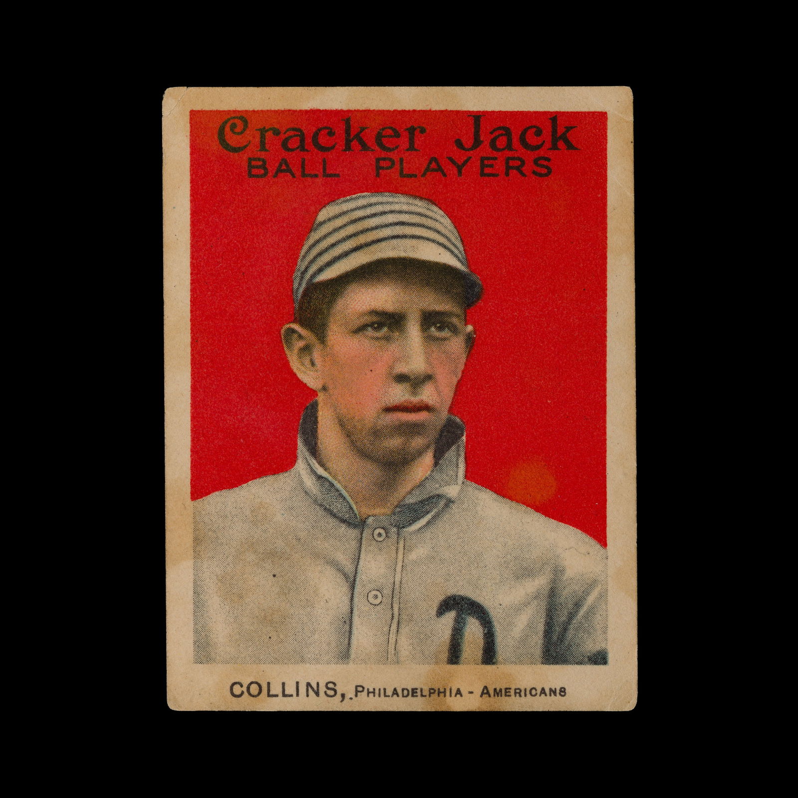 1914 Cracker Jack #7 Eddie Collins (1 of 2)
