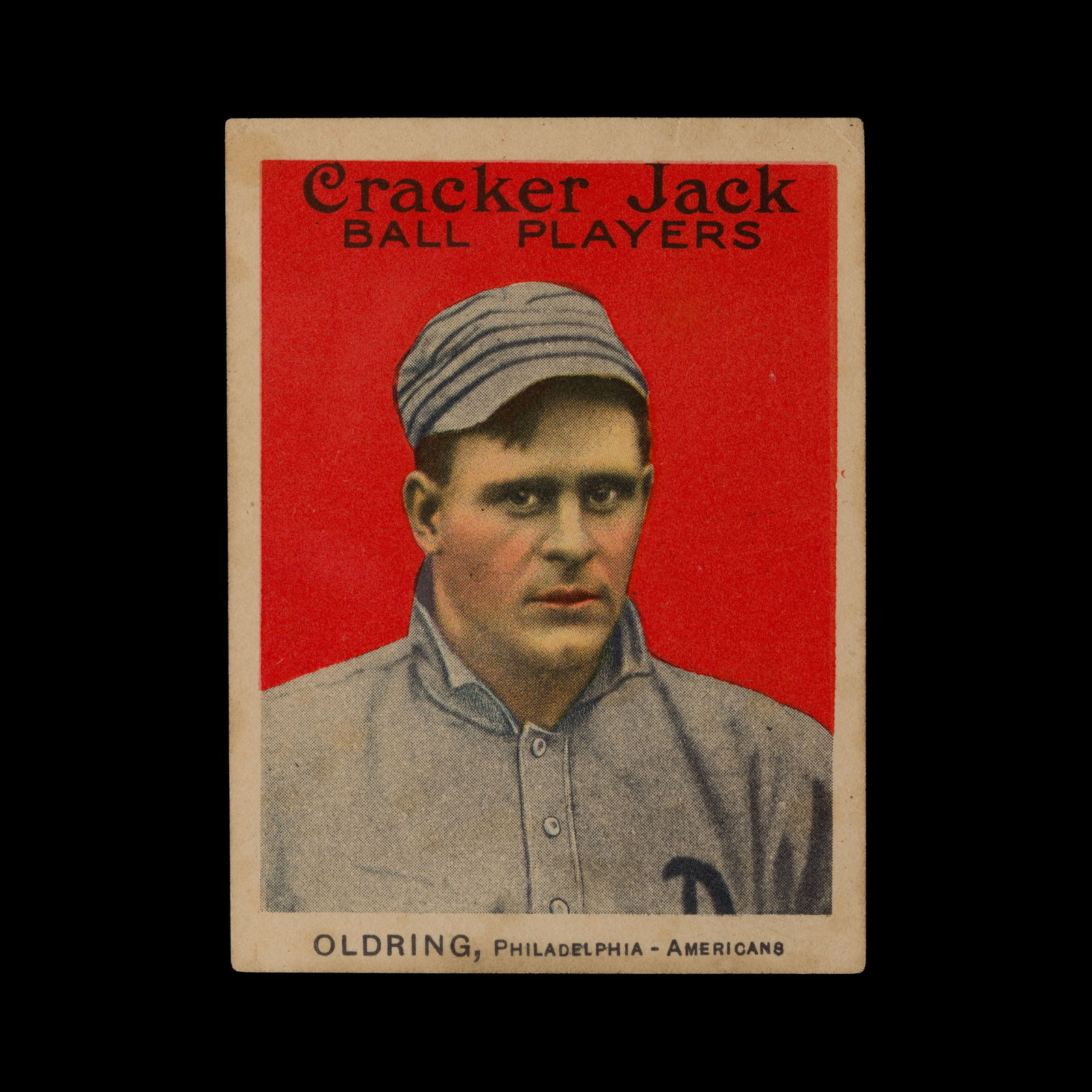 1914 Cracker Jack #8 Rube Oldring (1 of 2)