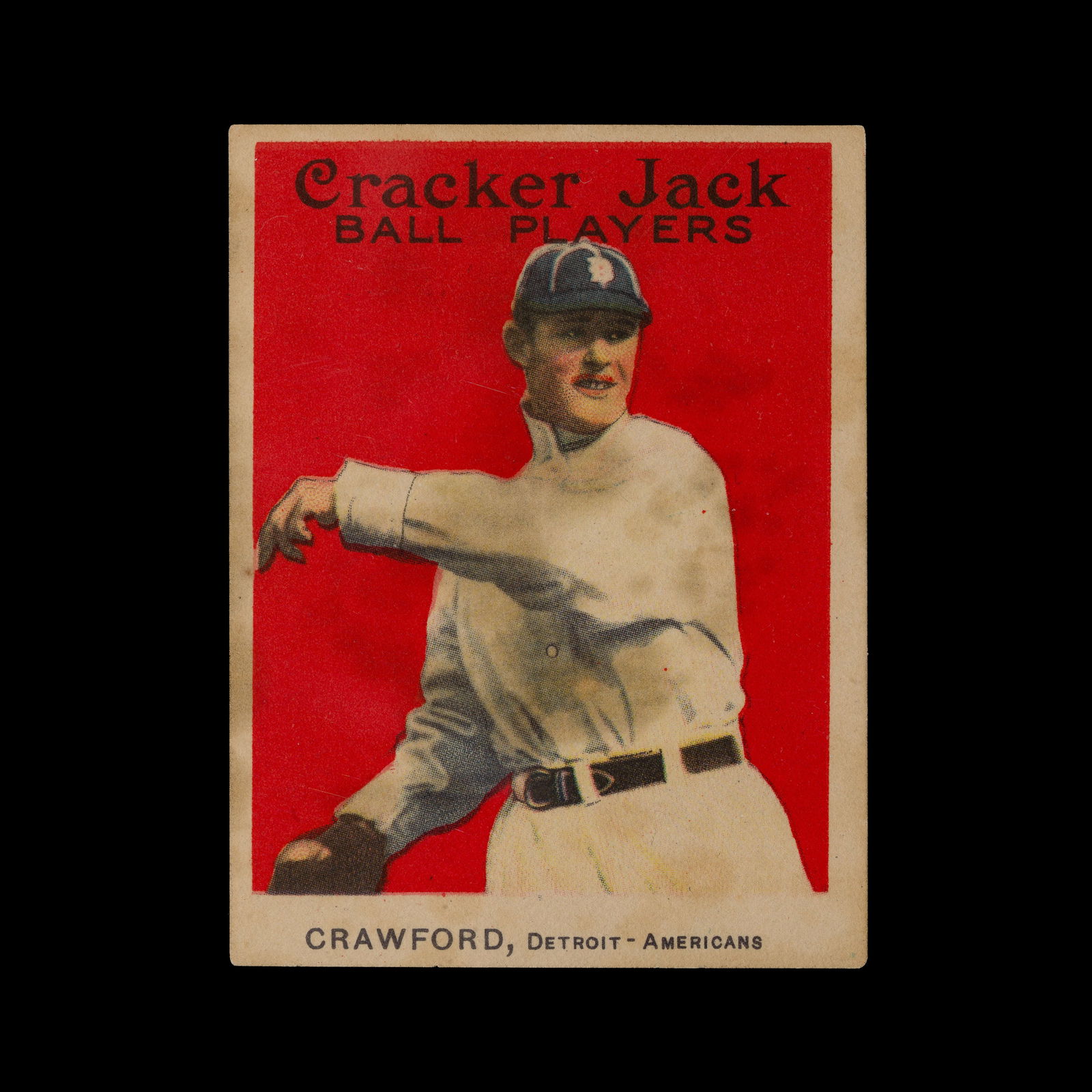 1914 Cracker Jack #14 Sam Crawford (1 of 2)