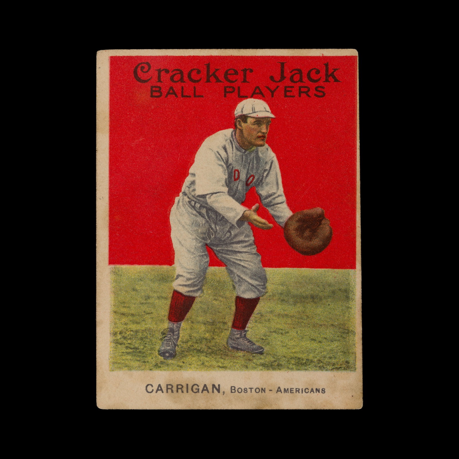 1914 Cracker Jack #27 Bill Carrigan: 1914 Cracker Jack #27 Bill Carrigan Red Sox Property from: an Estate, Chicago (Rogers Park), Illinois Category: Collectibles > Sports Estimated Sale Time: 10:36 am CST Shipping Status: