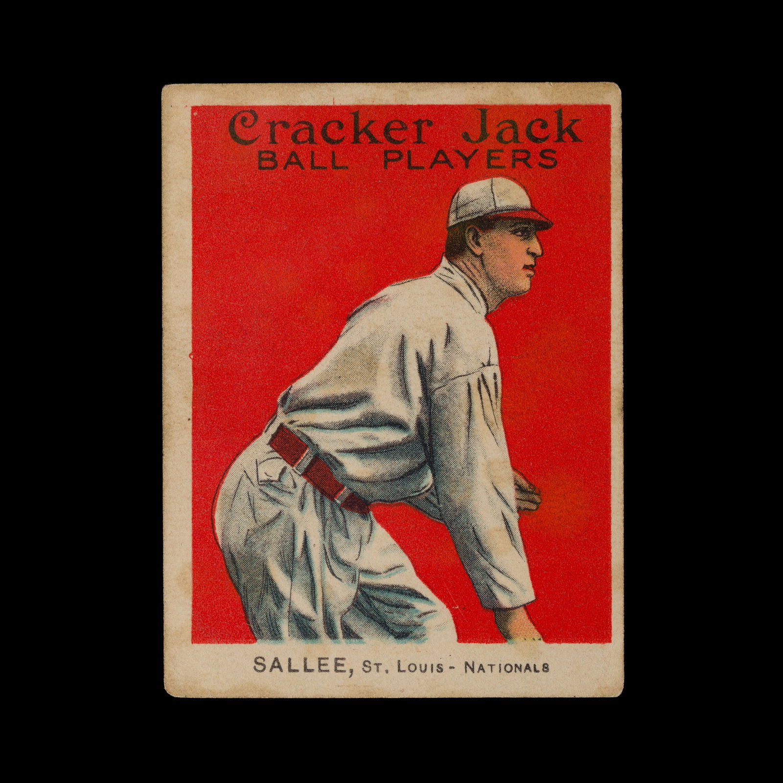 1914 Cracker Jack #123 Slim Sallee (1 of 2)