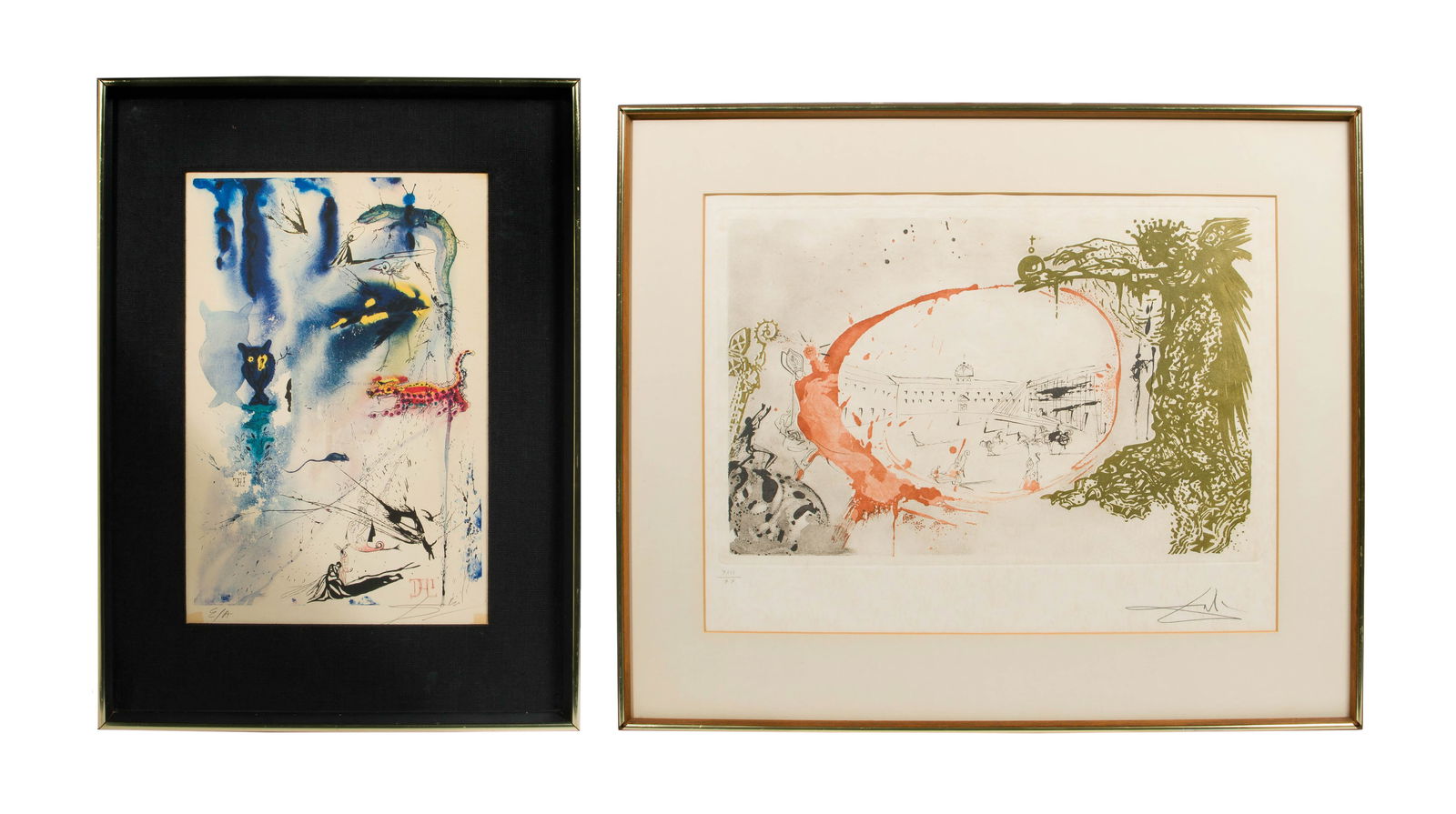 Salvador Dali (Spanish, 1904-1989) 'Vision de Paradis' Etching (1 of 3)