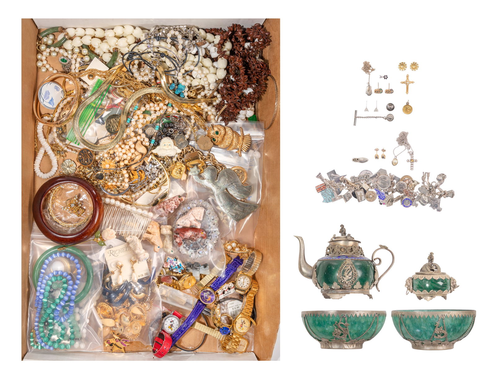 Platinum, Gold, Silver and Costume Jewelry Assortment (1 of 5)