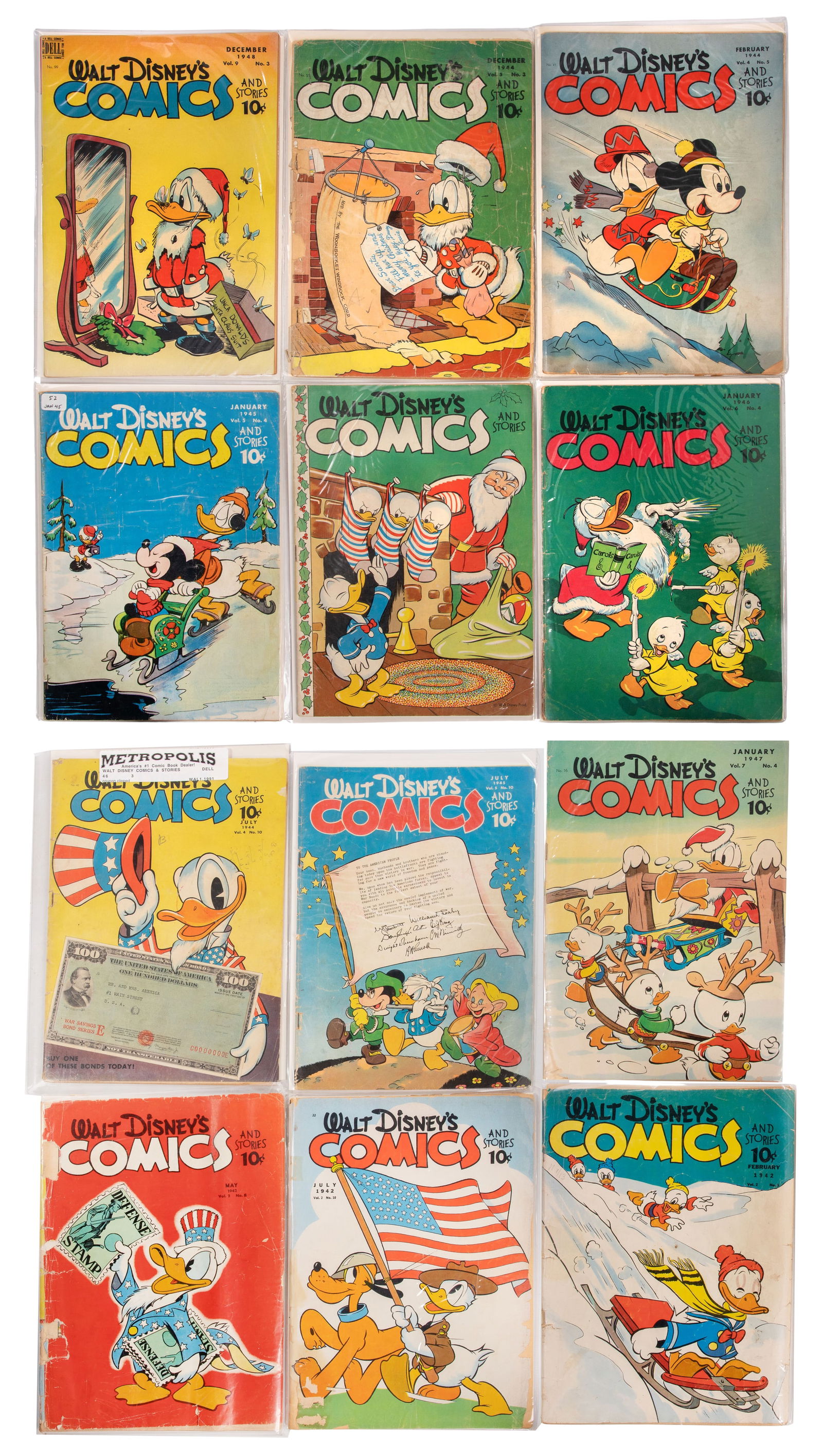 Walt Disney Golden Age Comic Book Assortment (1 of 5)