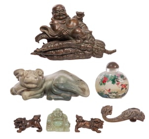 Asian Decorative Object Assortment