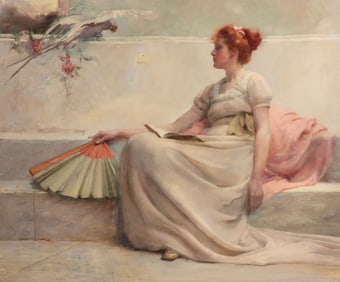 Style of Margaret Murray-Cookesley (English, 1844-1927) Oil on Canvas