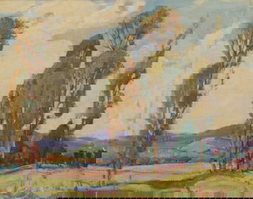 Paul Lauritz (American, 1889-1975) Oil on Canvas