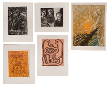 Sidney Chafetz (American, 1922-2013) Etchings