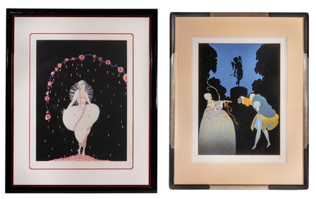 Romain de Tirtoff 'Erte' (Russian / French, 1892-1990) Serigraphs